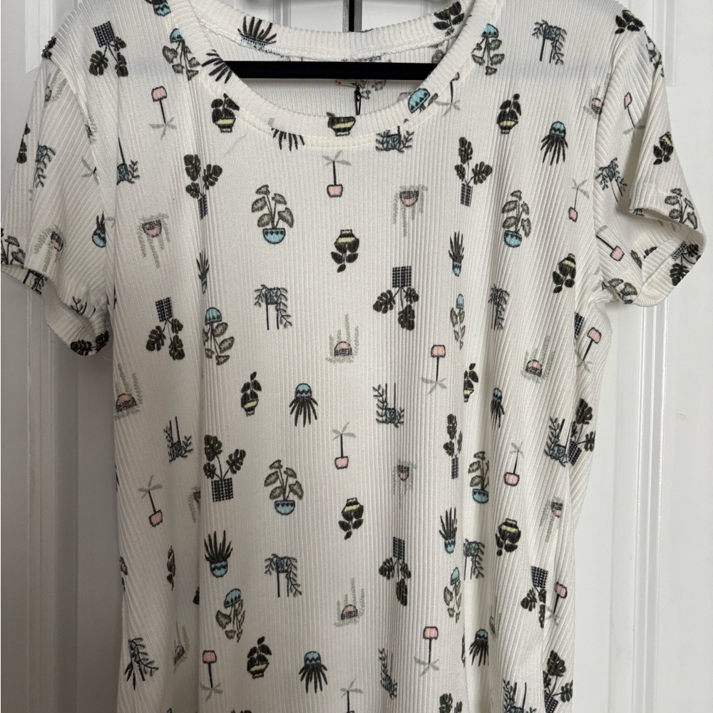 Cactus Floral Print Women's Top
